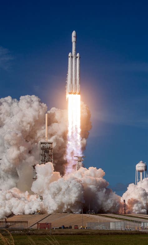 1280x2120 Falcon Heavy Space X 2018 Iphone 6 Hd 4k Wallpapers Images