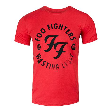 There's one thing i have learned —. Foo Fighters Red Wasting Light T Shirt, Foo Fighters Band Tee