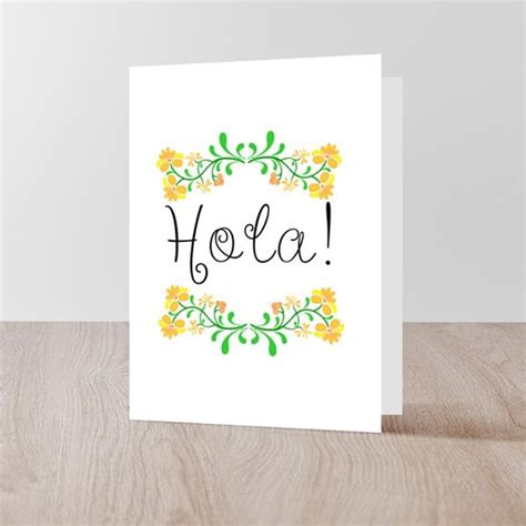 Hola Greeting Card Hola Greeting Cards By Sunnydayts Cafepress