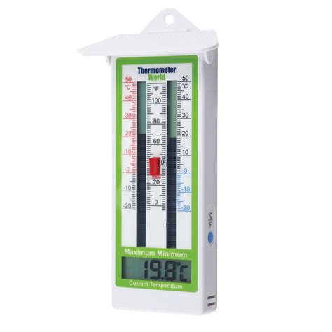 Buy Digital Max Min Greenhouse Thermometer Room Temperature Classic