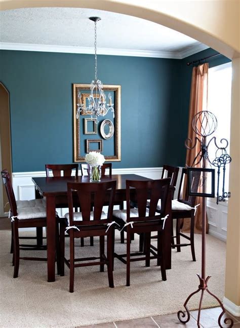 Blue Dining Room Paint Ideas Farrow And Ball Inspiration Dark Dining