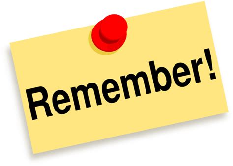 Remember Sticky Note Clip Art At Vector Clip Art Online