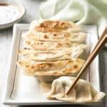 Place a rounded teaspoon of mixture in the centre of each wrapper. Japanese GYOZA (Dumplings) | RecipeTin Eats