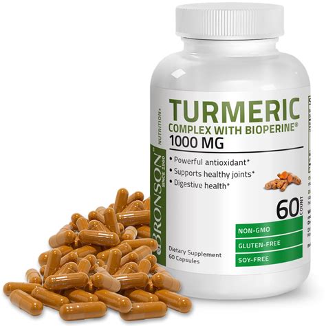 Turmeric Curcumin Bioperine High Potency Joint Support Non Gmo