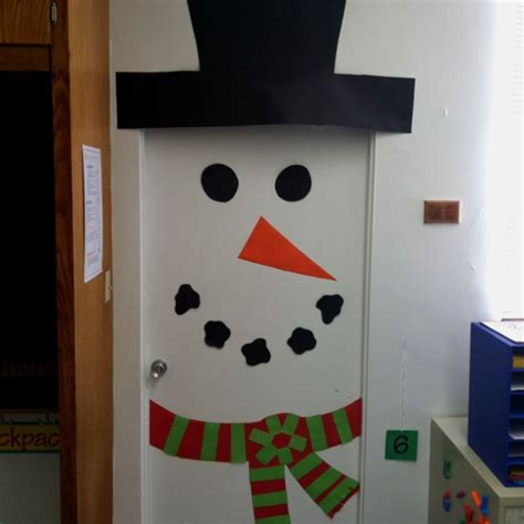 Snowman Door Decoration Classroom Door Decorations Pinterest