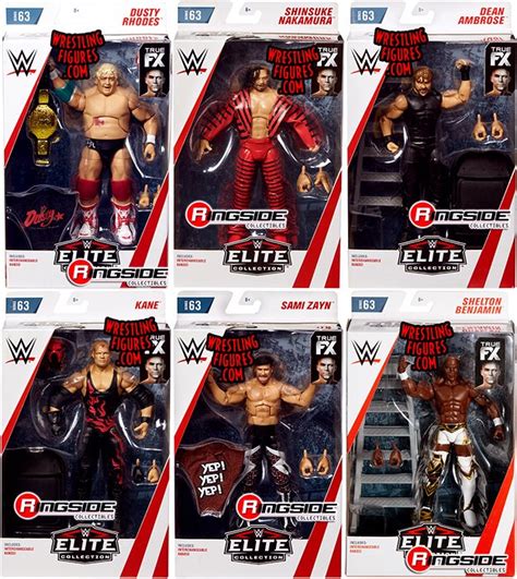 Wwe Elite Toy Wrestling Action Figures By Mattel This Set Includes