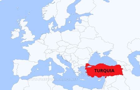 Mapa físico de europa en español. Mapa de Turquía - Geografía de Turquía