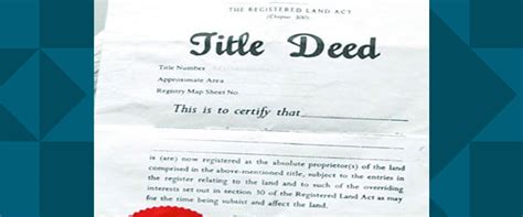 Going electronic with title deeds registration | Property Professional