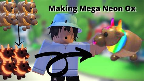 Making Neon And Mega Neon Ox In Adopt Me Youtube