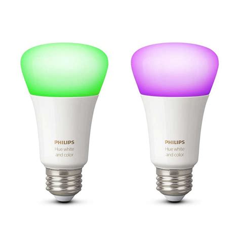 Køb Philips Hue White And Color Ambiance 9w E27 2 Pak Bluetooth 2099673284