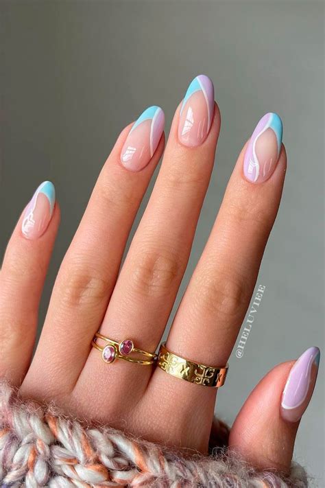 The Coolest Pastel Nails For Stylish Belles Lilac Nails Gel