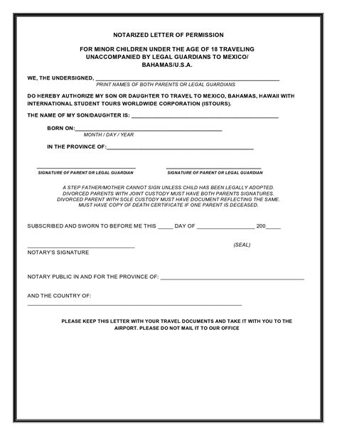 30 Free Notarized Letter Templates Notary Letters Templatearchive