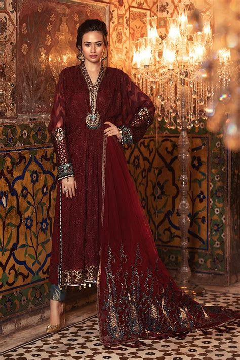 Best Eid Women Dresses Maria B Mbroidered Eid Collection 2018 19