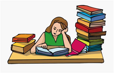 Download High Quality Studying Clipart Bored Student Transparent Png