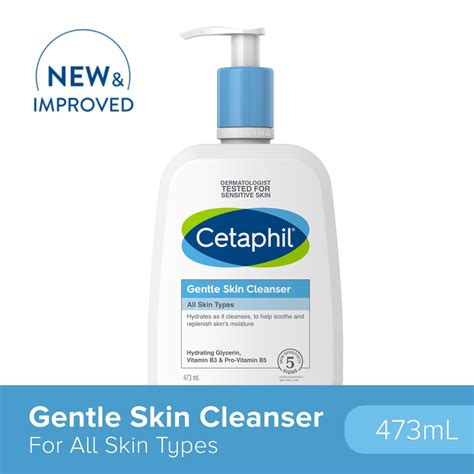 Cetaphil Gentle Skin Cleanser 473ml For Sensitive Skin Non Drying