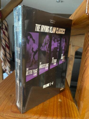 Irving Klaw Classics Vol 1 4 DVD Set Vintage Erotica Bettie Page Nude