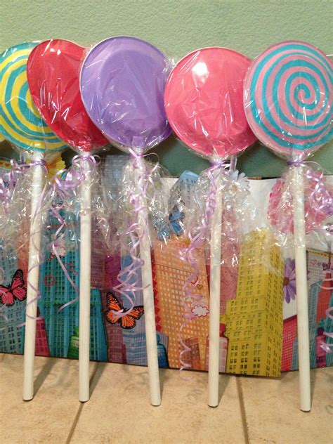 Birthday Lollipops Diy Lollipop Decorations Ladeeda Birthday Lollipops