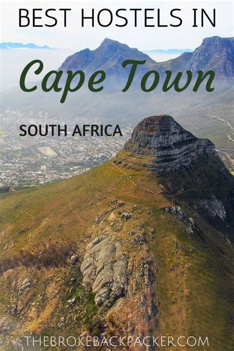 Cape Town In South Africa With The Text Best Hotels In Cape Town South
