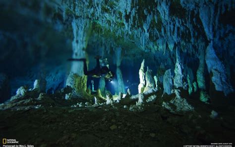 Cave Photos Underwater Caves Underwater Photos Grand Bahama Bahamas