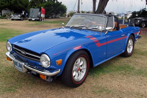 1973 Triumph Tr6 Blue Front 3q Ate Up With Motor Flickr