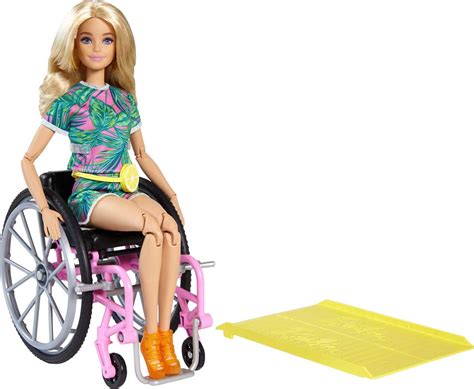 Barbie Fashionistas Doll 165 With Wheelchair Long Blonde Hair