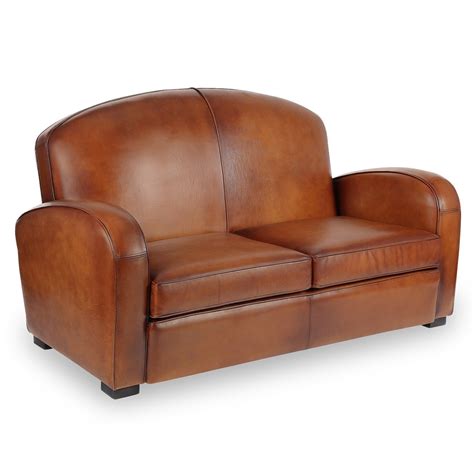 Hemingway 2 Seater Leather Club Sofa