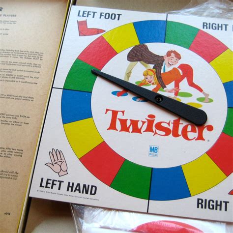 Original 1960s Twister Game Great Vintage Shape Played At Most 6 Times Vintage Shape Primary