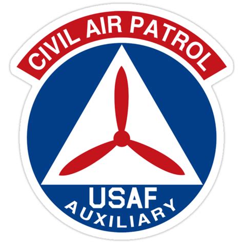 Civil Air Patrol Emblem Stickers By Mindwerkz Redbubble