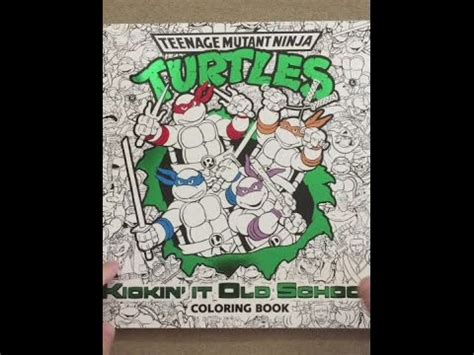 Ninja turtles battle shredder coloring pages for kids | draw & color tmnt coloring book. Kickin' It Old School Coloring Book (Teenage Mutant Ninja ...