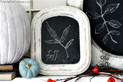 Fall Mantel Decorating With Chalkboards The Lilypad Cottage