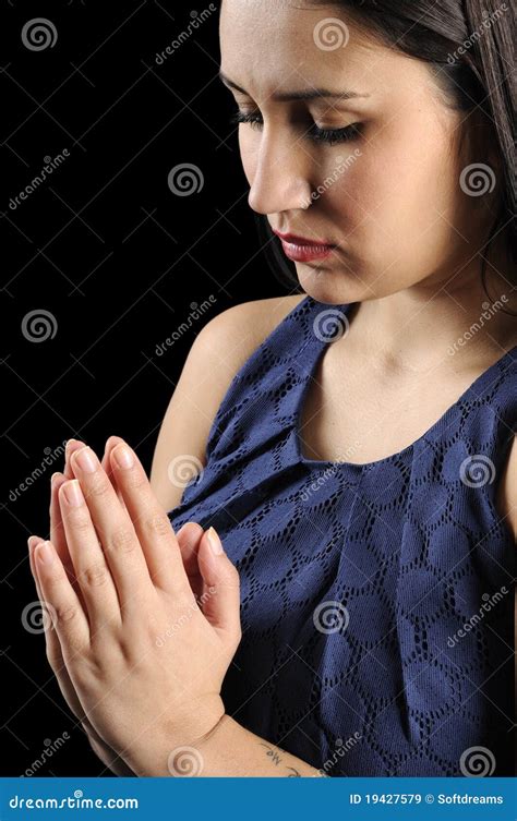Young And Beautiful Women Praying Royalty Free Stock Images Image
