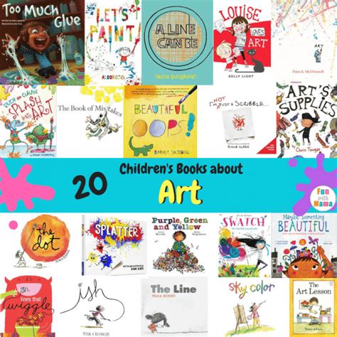 20 Childrens Books About Art Fun With Mama