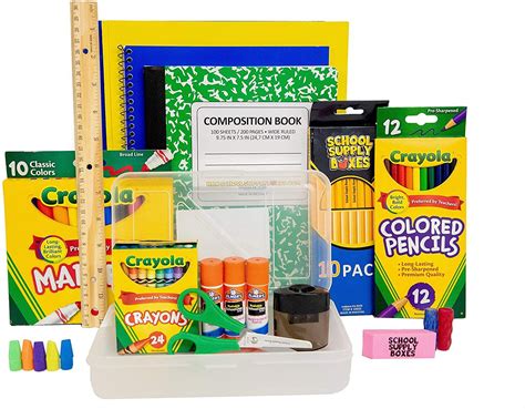 Back To School Supply Box Grades K 5 School Supply Kit Back To School