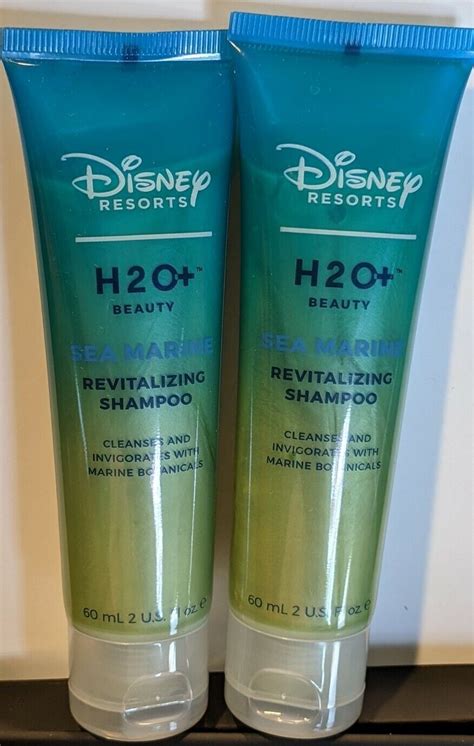 New Disney Resorts H2o Sea Marine Revitalizing Shampoo 2oz Qty 2