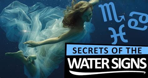 7 Revealing Traits Of The Water Zodiac Signs Water Signs Water