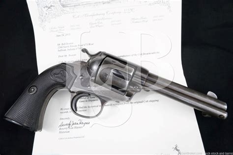 Colt Frontier Six Shooter Bisley Saa 1st Gen 44 40 Wcf Revolver 1899