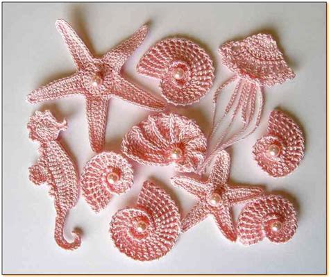 Crochet Seashell Applique Pattern Crochet All About Mask