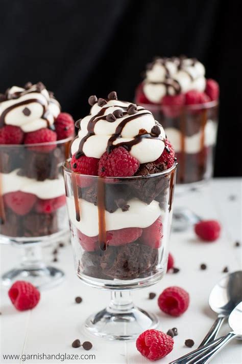 Raspberry Brownie Cheesecake Trifles Desserts Christmas Trifle