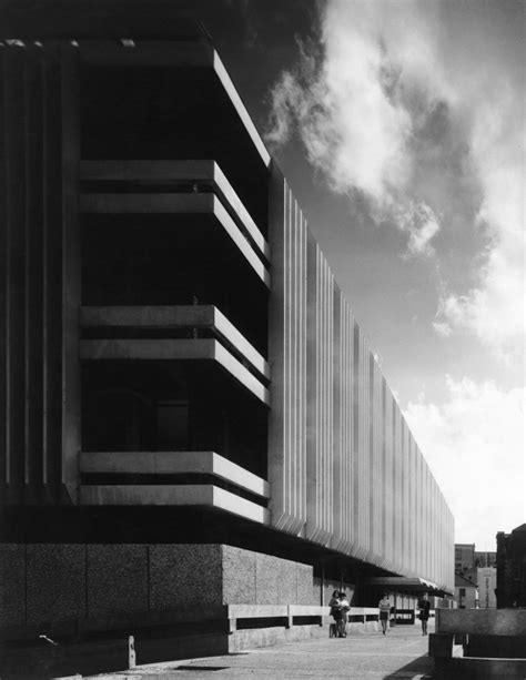 Central Library Newcastle Upon Tyne West Elevation And Main Entrance