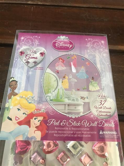 Brand New Disney Princess Peel And Stick Wall Decals Ebay