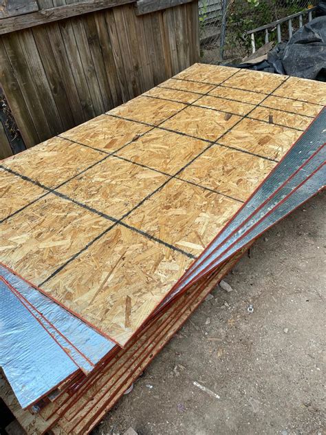 Radiant Barrier Osb Plywood 1 2in Roof Sheathing Decking Brilloso 1 2in Aluminio The For