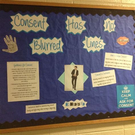 Consent Has No Blurred Lines Bulletin Board Ra Ideas Fun At Work