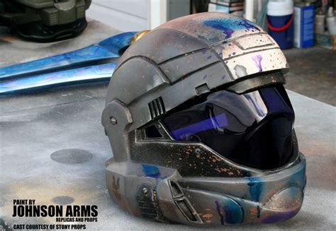 Battle Worn Halo Odst Helmet Replica By Johnsonarmsprops On Deviantart