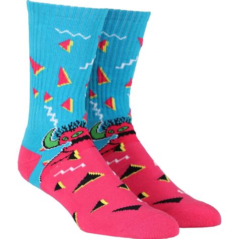 Toy Machine Skateboard Socks 80s Monster Multi Color Pair 827059386240