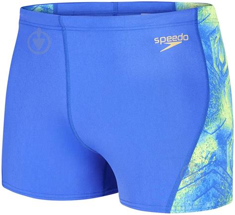 ᐉ Плавки Speedo Colourstorm Allover Curve Panel Aquashort р 40 голубой