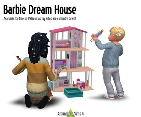 Barbie Dream House From Around The Sims 4 Sims 4 Downloads