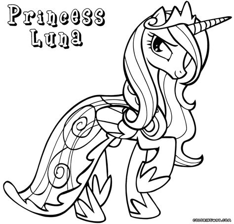princess luna coloring pages coloring pages    print