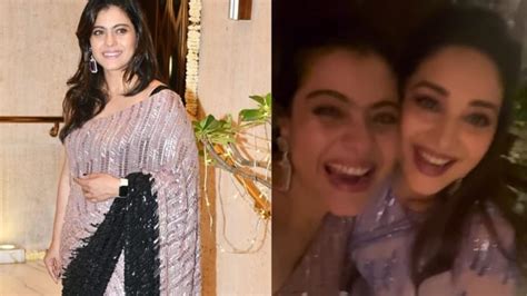 Kajol Madhuri Dixit Dance Together At Manish Malhotras Diwali Party Watch Bollywood