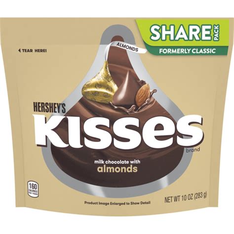 Found in the snack aisle! Hershey's Milk Chocolate with Almonds - Snack Size 10oz ...