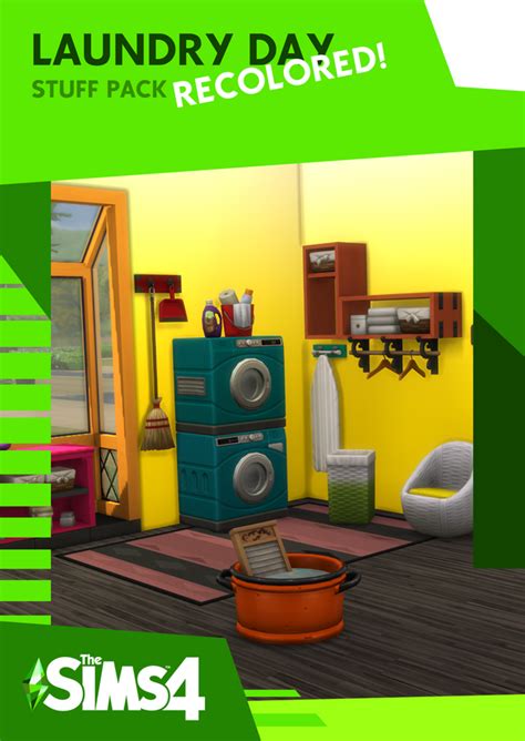 Laundry Day Stuff Pack Recolored 🥦 Agena87 🥦 Sims Packs Sims 4